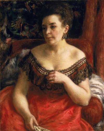 Porträt von Blanche Marie Renoir von Pierre Auguste Renoir